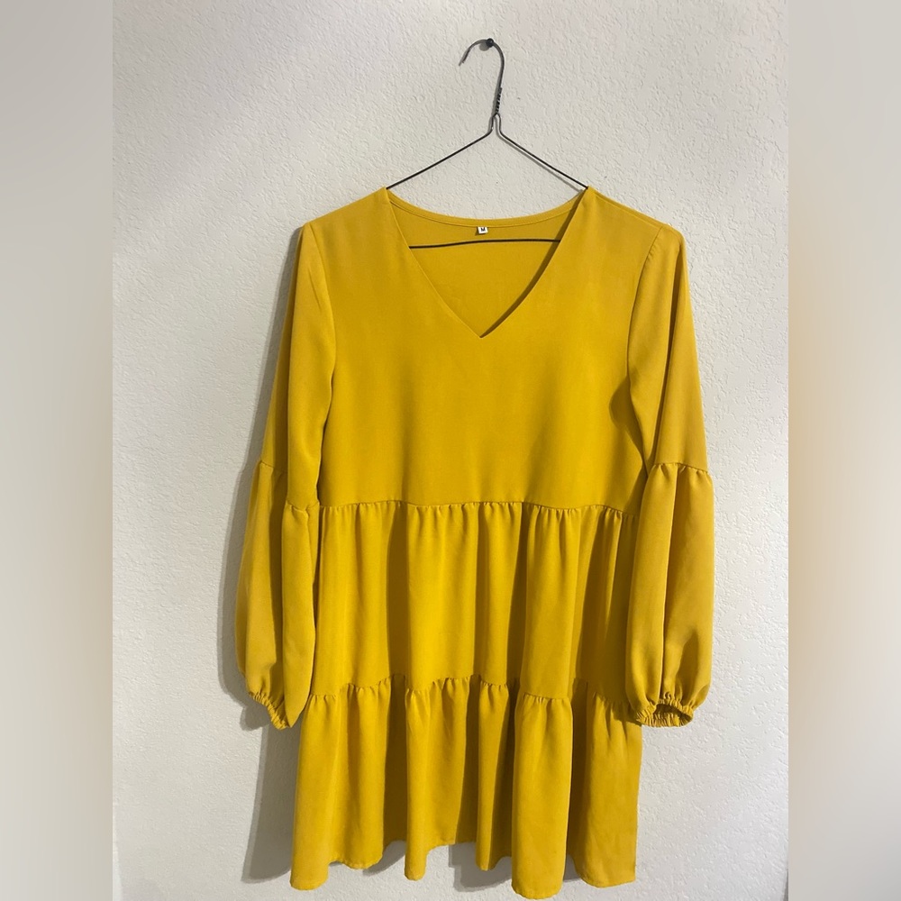 Flowy Yellow Summer Dress